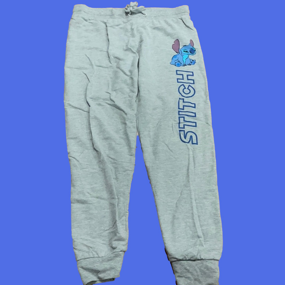 Disney Pants - Cute Stitch sweatpants L